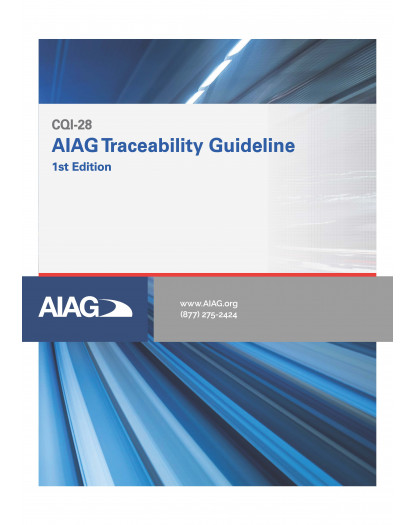CQI-28 - Traceability Guideline - 1° Edition - English - 978-1-60-534410-2